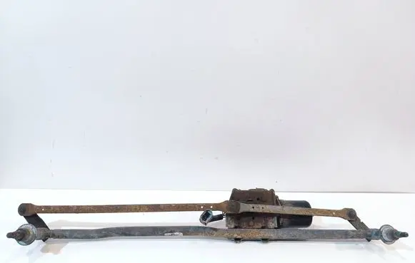 Front wiper linkage and motor