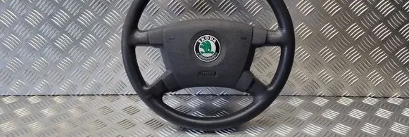 Skoda Fabia Mk1 (6Y) Steering wheel 6Y0419091E 122421200