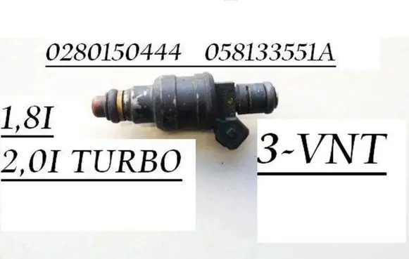 Volkswagen PASSAT B5 Fuel injector 0280150444 058133551A