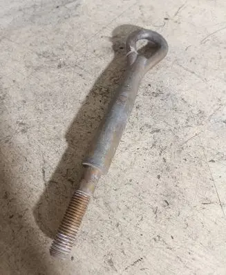 Towing hook eye