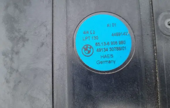BMW 5 E39 Subwoofer speaker 65136906980 491343078801 4499142