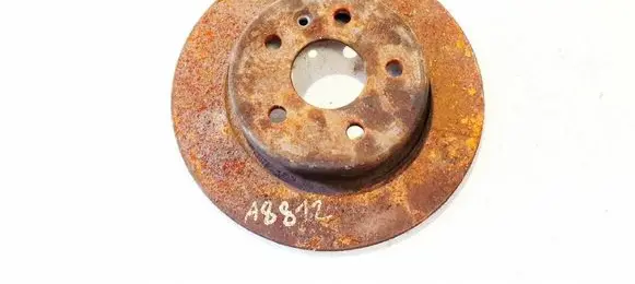 Opel Astra K Rear brake disc neventiliuojamas