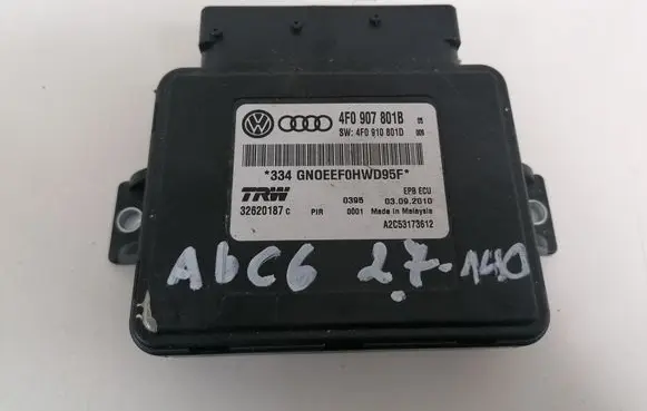 Audi A6 S6 C6 4F Hand brake control module 4F0907801B 32620187C