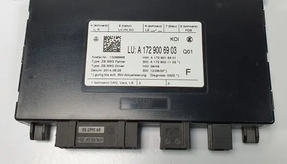 Opel Vectra C Seat control module A1729006903