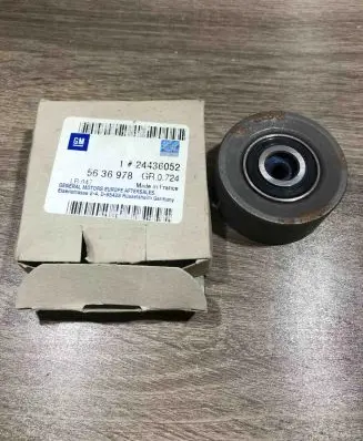 Chevrolet Aveo Timing belt tensioner pulley 24436052 5636978