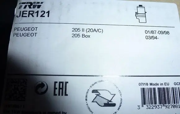 Peugeot 205 Power steering pump JER121
