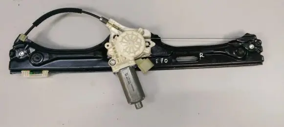 BMW X5 E70 Rear window lifting mechanism without motor 7166382
