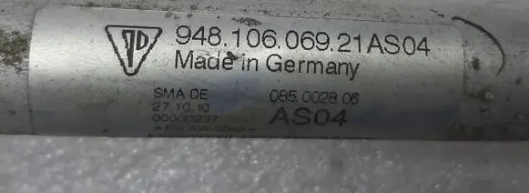 Porsche Cayenne (9PA) Engine coolant pipe/hose 94810606921Porsche