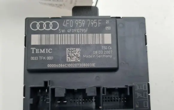 Audi A6 S6 C6 4F Door control unit/module 4F0959795F