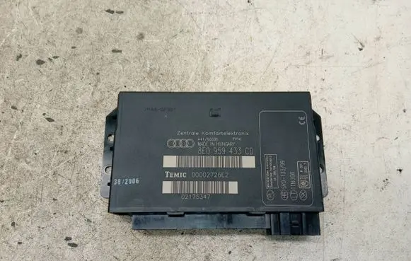 Audi A4 S4 B7 8E 8H Comfort/convenience module 8E0959433CD 02175347 00002726E2