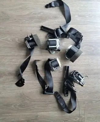 Jaguar XJ X351 Set of seat belts AW93600A38AA8PVJ BW93611B08AB8PVJ