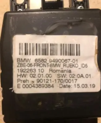 BMW X5 E70 Head unit multimedia control 658294906701 6582949067 949067