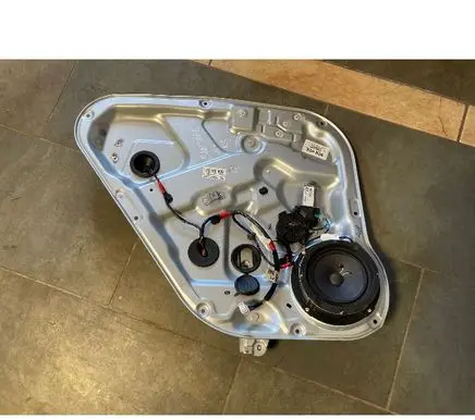 Hyundai Santa Fe Rear door window regulator with motor 834702B030HZ GES0083 2604476
