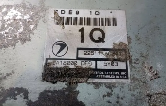 Subaru Outback Engine control unit/module 22611AC0411 JA18000 DE91Q