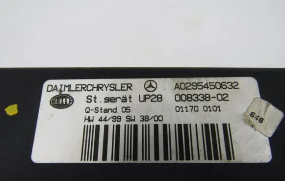 Mercedes-Benz C W203 Other control units/modules A0295450632