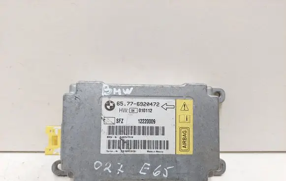 BMW 7 E65 E66 Airbag control unit/module 65776920472 6920472 12220009