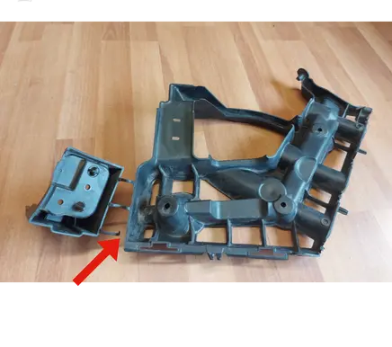 Renault Espace V (RFC) Rear bumper mounting bracket 850445100R