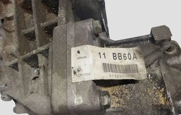 Nissan Qashqai+2 Manual 6 speed gearbox BB65EVA BB60A ZX01632