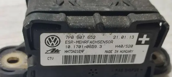 Audi TT TTS Mk2 ESP acceleration yaw rate sensor 7P0907652 HH73A21ENF 10170106593