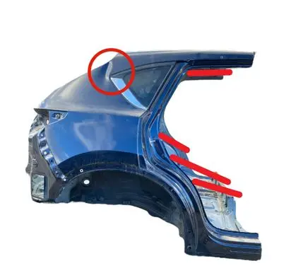 Mazda CX-5 II Rear quarter panel KBYW70410D KBYW-70-410D