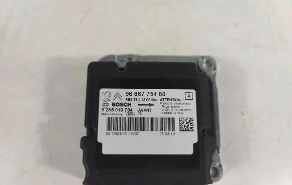 Peugeot 3008 I Airbag control unit/module 9666775480