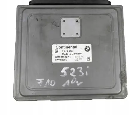 BMW 5 F10 F11 Engine control unit/module 7614366