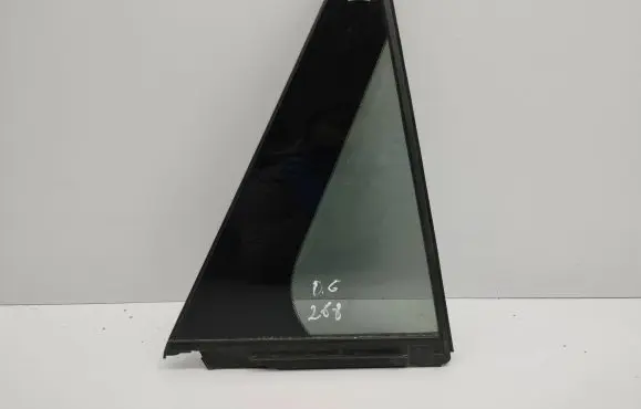 Rear vent window glass