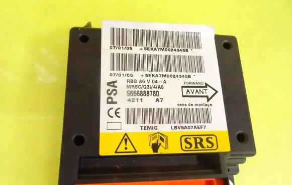 Citroen C2 Airbag control unit/module 9656888780