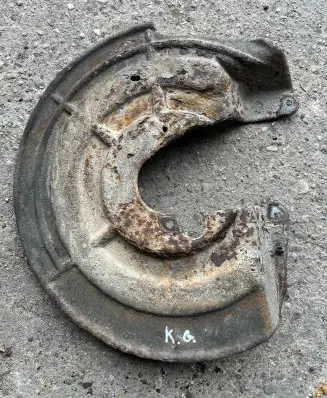 Citroen C5 Rear brake disc plate dust cover 