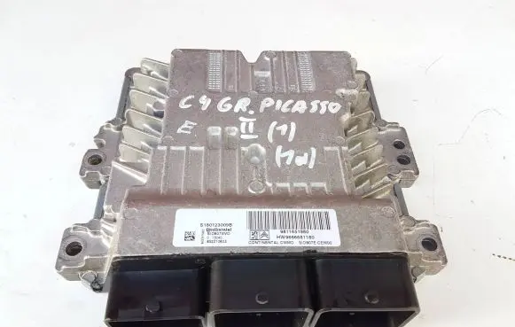 Citroen C4 Grand Picasso Engine control unit/module 9811651980 S180123009B 852210633