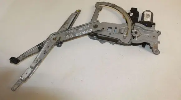 Opel Corsa C Front door window regulator with motor 13173073 400708F