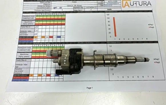 BMW 7 F01 F02 F03 F04 Fuel injector 10181010