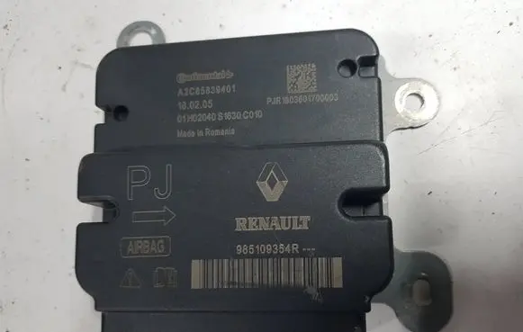 Dacia Dokker Airbag control unit/module 985109354RXAUTOP 985109354R A2C85839401