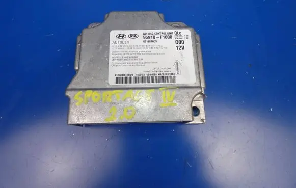 KIA Sportage Airbag control unit/module 95910F1000 631601600 F1ALZB28110020