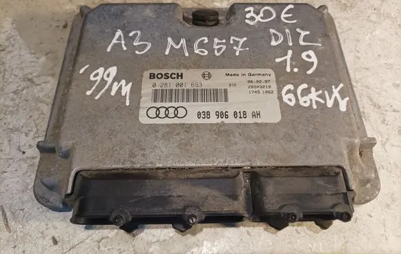 Audi A3 S3 8L Engine control unit/module 0281001693 038906018AH 28SA3219