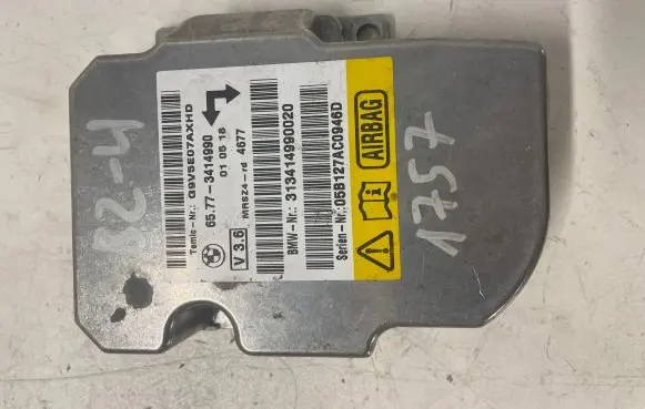 BMW X3 E83 Airbag control unit/module 65773414990 313414990020 05B127AC0946D