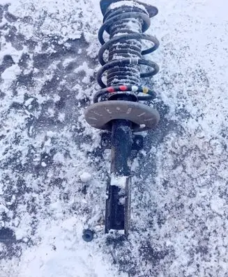 Peugeot 308 Front shock absorber with coil spring