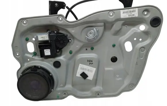 Volkswagen Touran I Front window lifting mechanism without motor 1T1837739AE