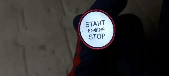 Engine start stop button switch