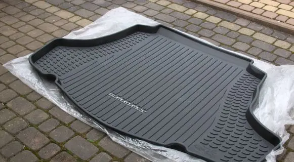 Toyota Camry VIII XV70 Rubber trunk/boot mat liner PT9080318502