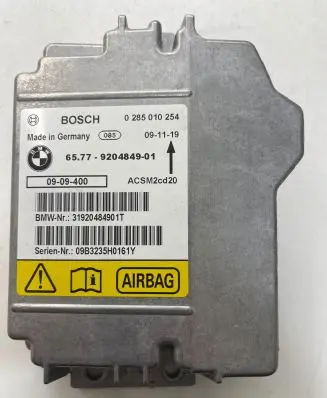 BMW X5 E70 Airbag control unit/module 9204849 31920484901T 0285010254