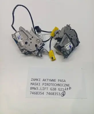 BMW 3 G20 G21 Bonnet Pedestrian Airbag Actuator 7468353 7468354