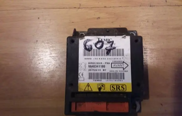 Peugeot 607 Airbag control unit/module 9640341180