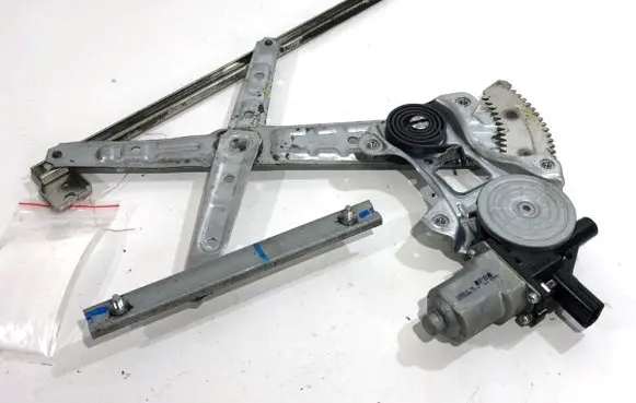 Front door window regulator with motor