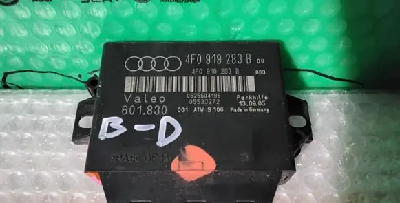 Audi A6 S6 C6 4F Parking PDC control unit/module 4F0919283B 4F0919283D 4F0910283B