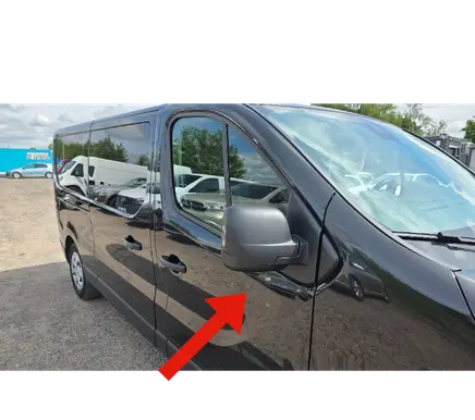 Opel Vivaro Plastic wing mirror trim cover 
