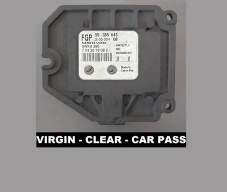 Opel Vectra C Engine control unit/module 55355043 5WK9380 7043019082