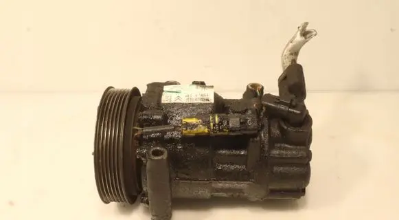 Peugeot 207 Air conditioning (A/C) compressor (pump) 9651910980