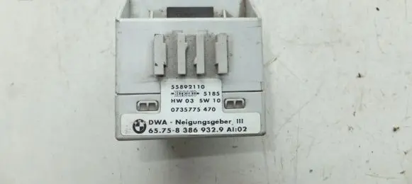 BMW 3 E46 Yaw turn rate sensor 8386932 65758386932