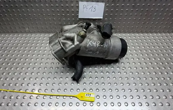 SsangYong Kyron Oil filter mounting bracket S18046104 A6641800110